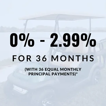 0% - 2.99% for 36 Months